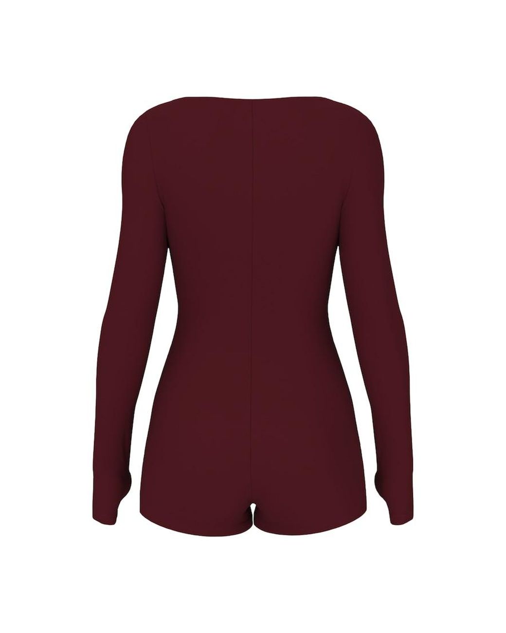 Garage Red Active Squareneck Romper