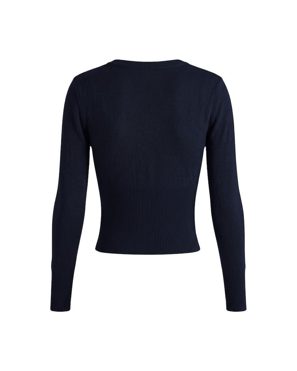 Garage Blue Clean Cinch Waist Cardigan