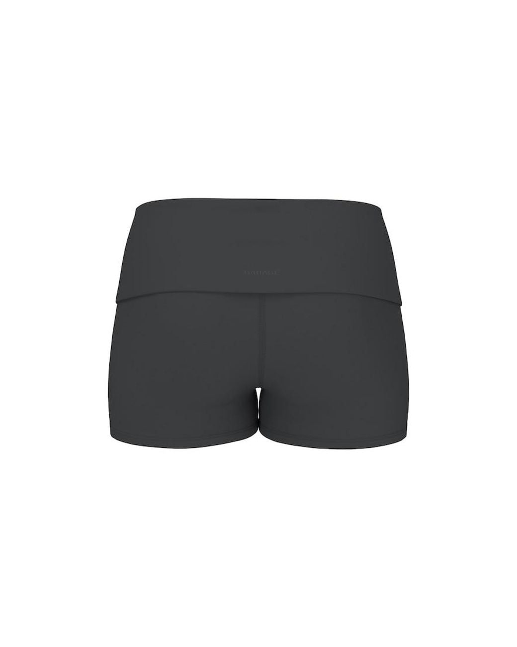Garage Black Active Foldover Booty Shorts