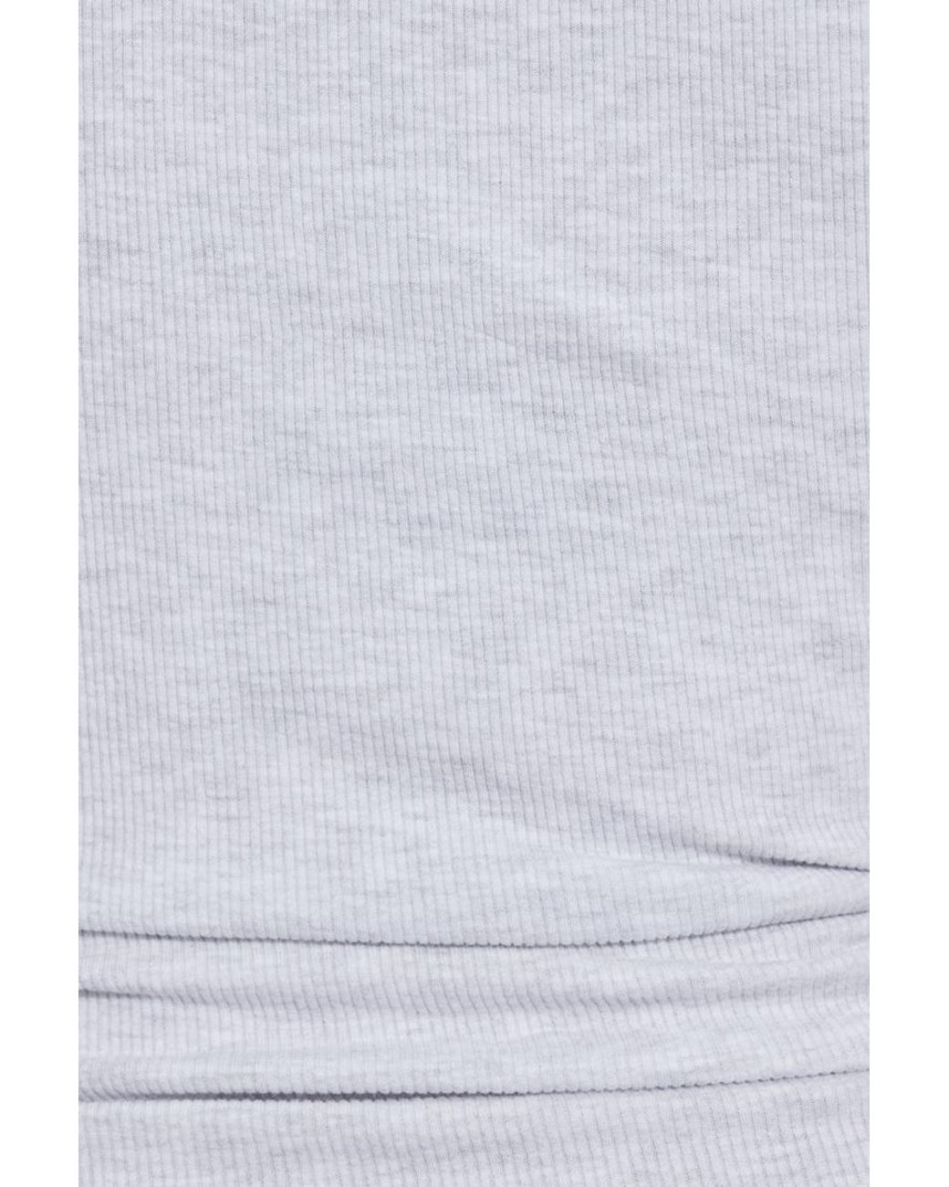 Garage White Snatchrib Crossover T-Shirt