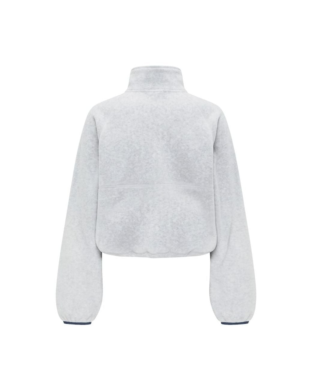 Garage White Half Zip Polar Fleece
