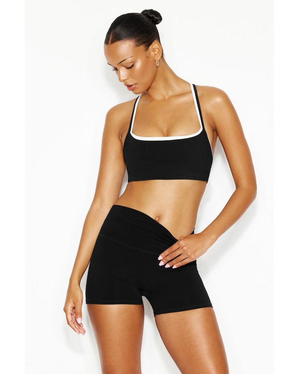 Garage Black Active Booty Shorts