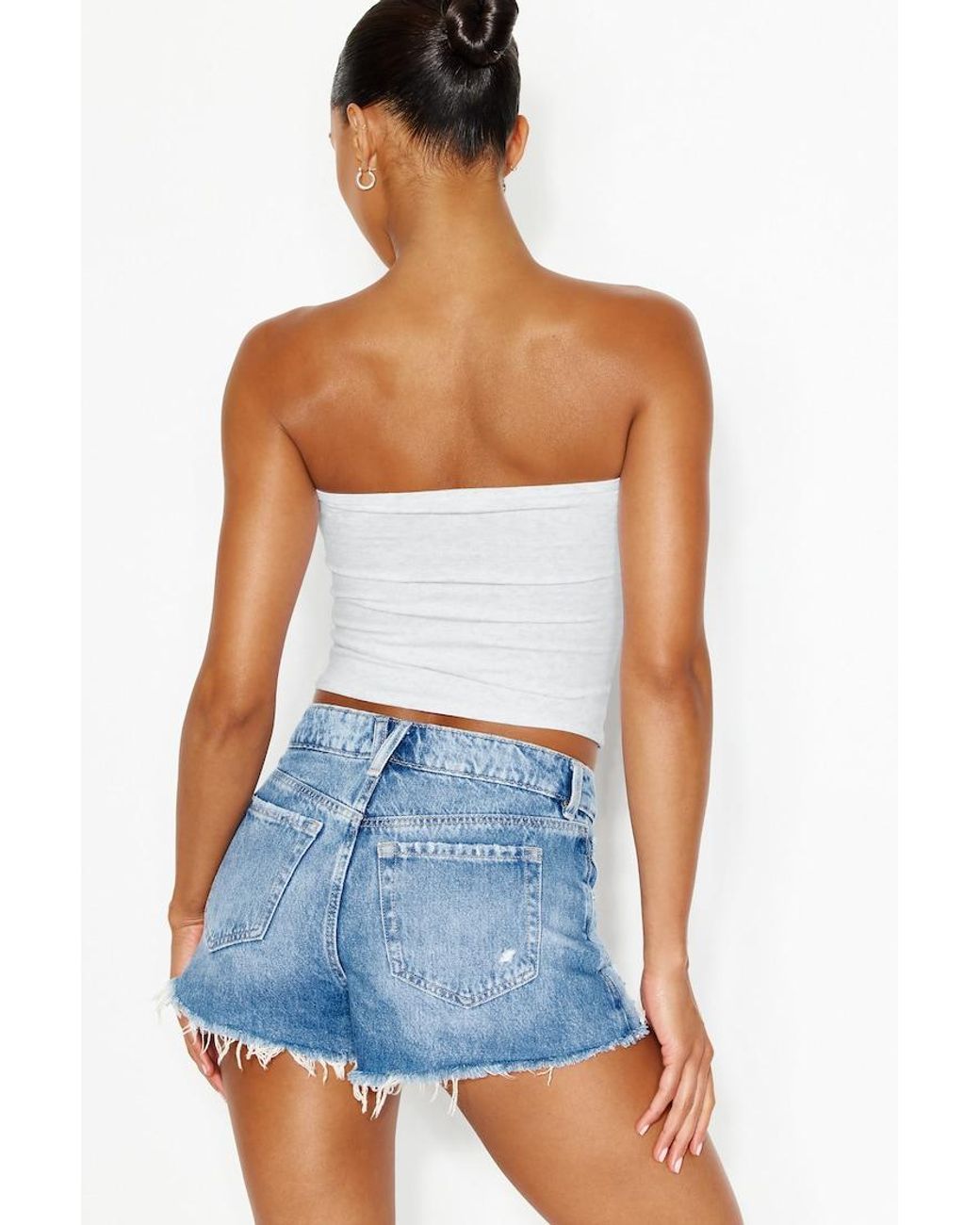 Garage Blue Denim Festival Shorts