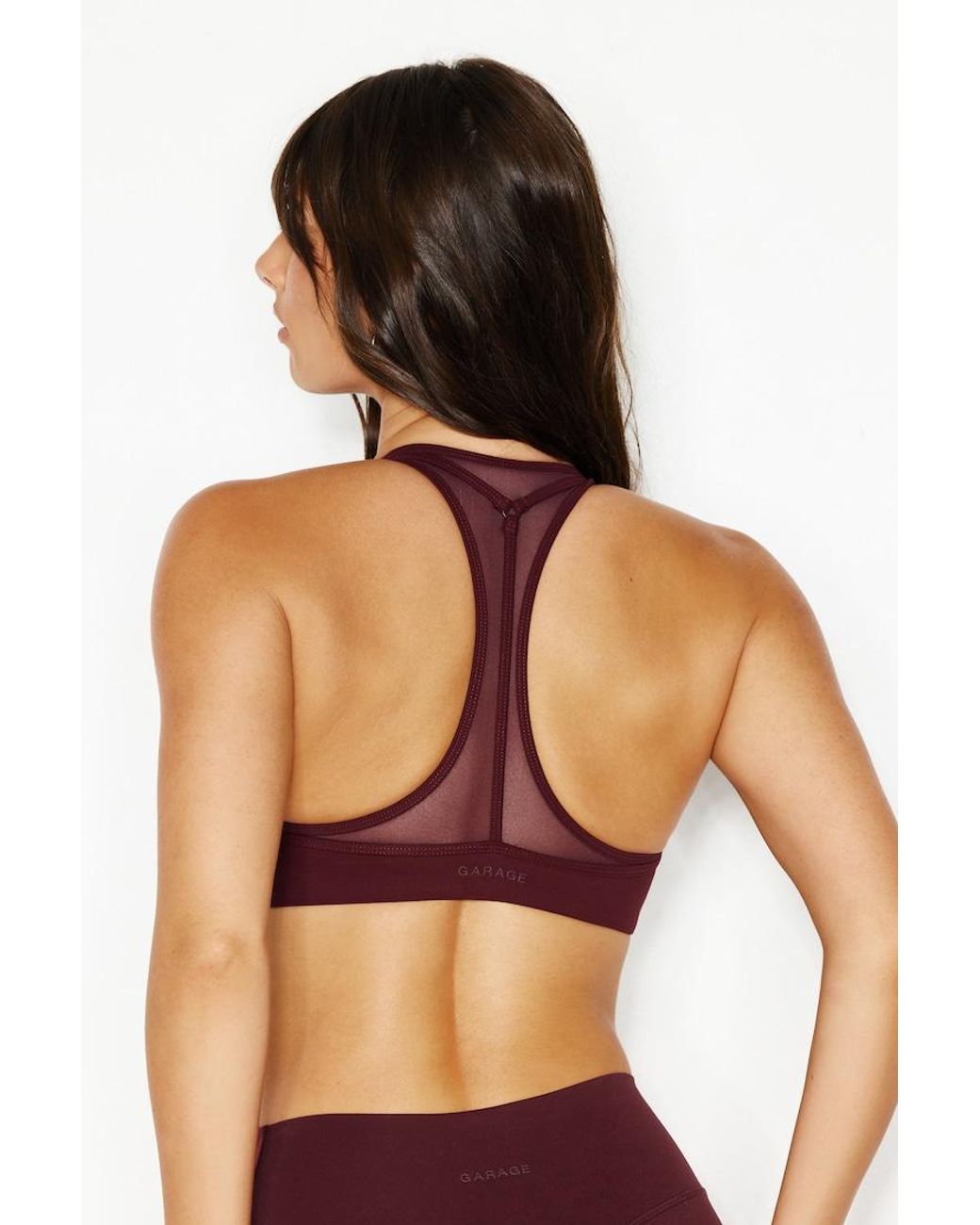 Garage Active Layered Mesh Bra