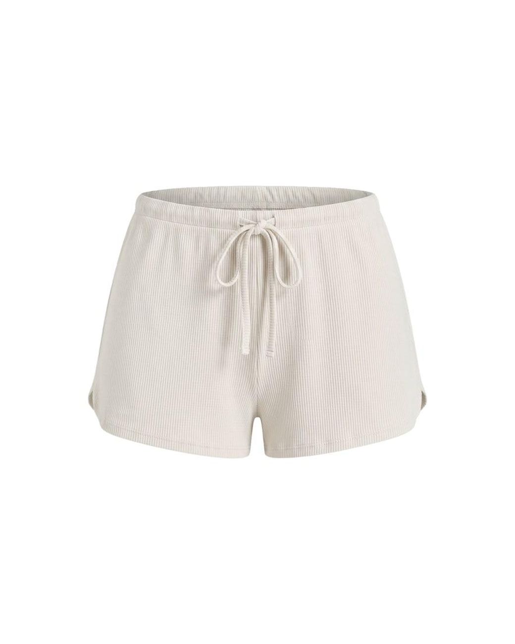 Garage White Waffle Shorts