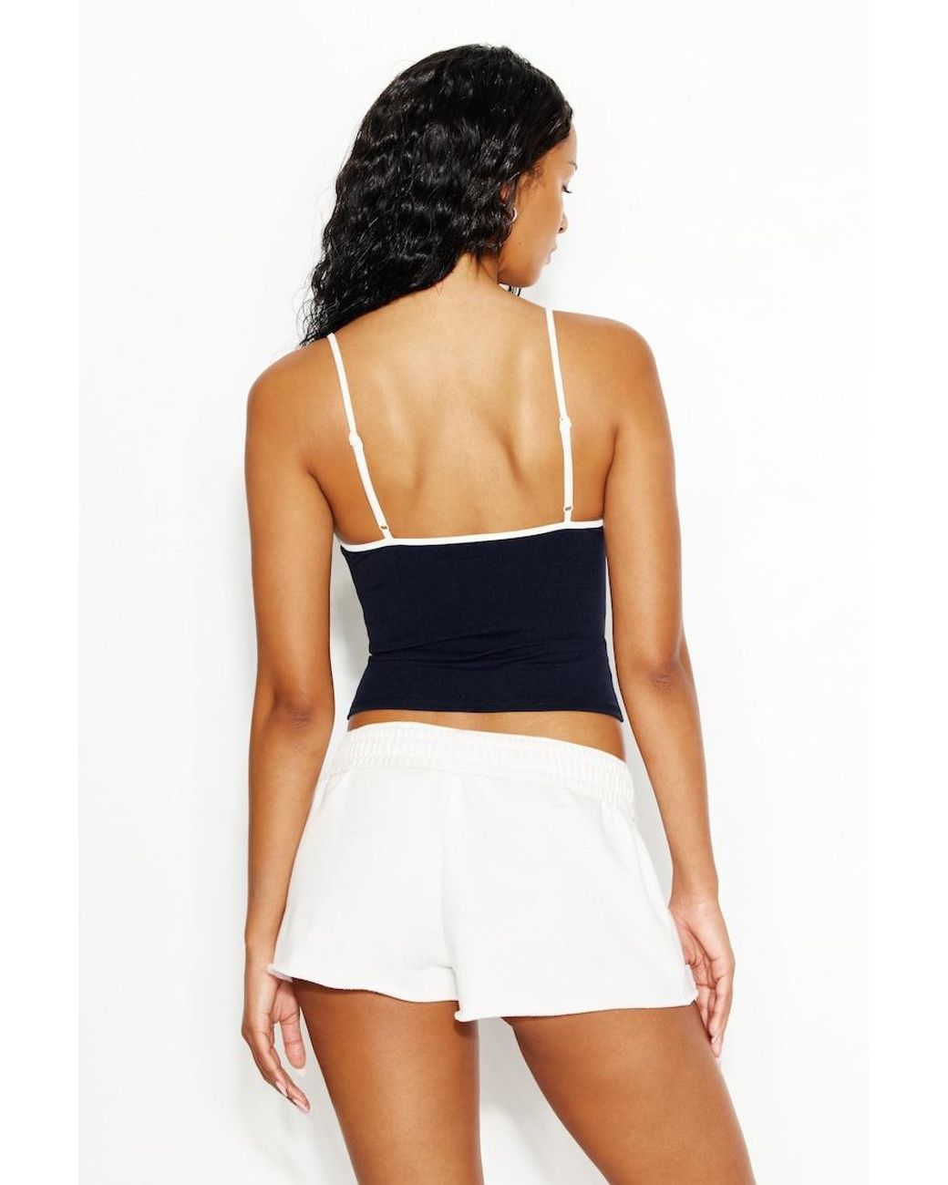 Garage Black Active Plunge Cami Top