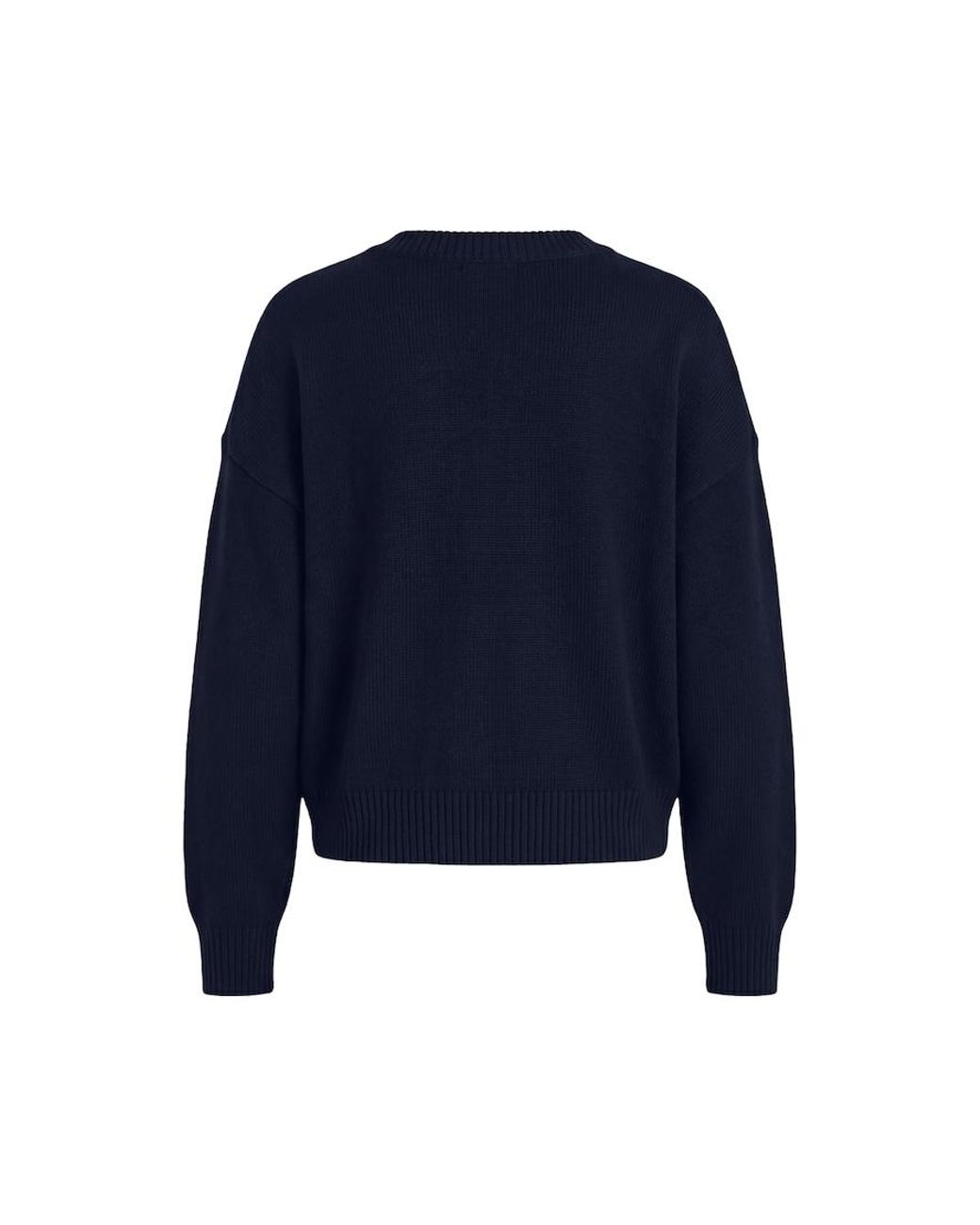 Garage Blue Throwover V-Neck Sweater
