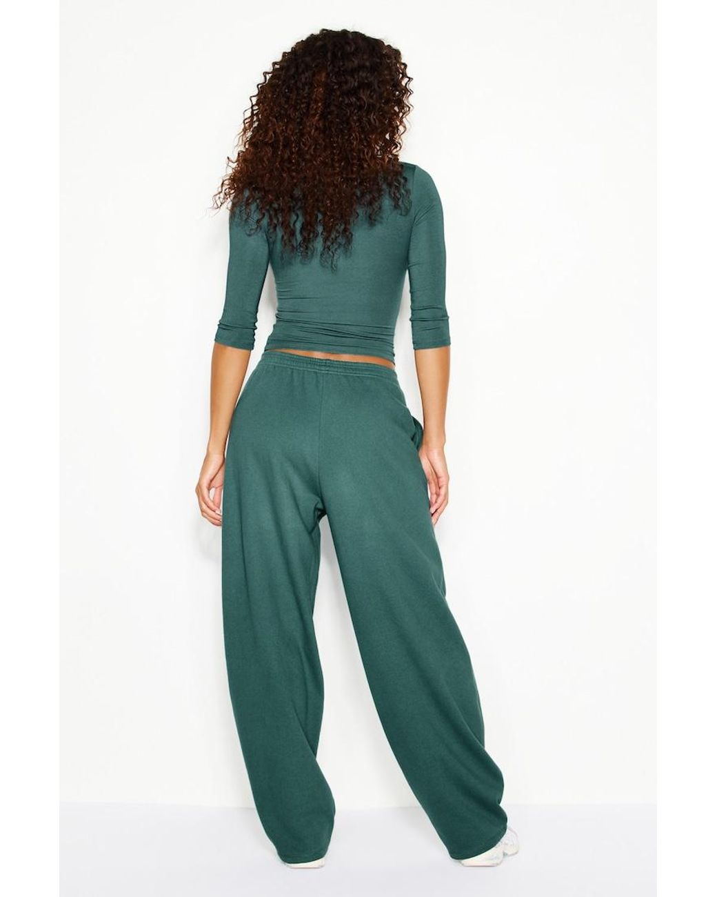 Garage Green Ultrafleece Barrel Leg Sweatpants