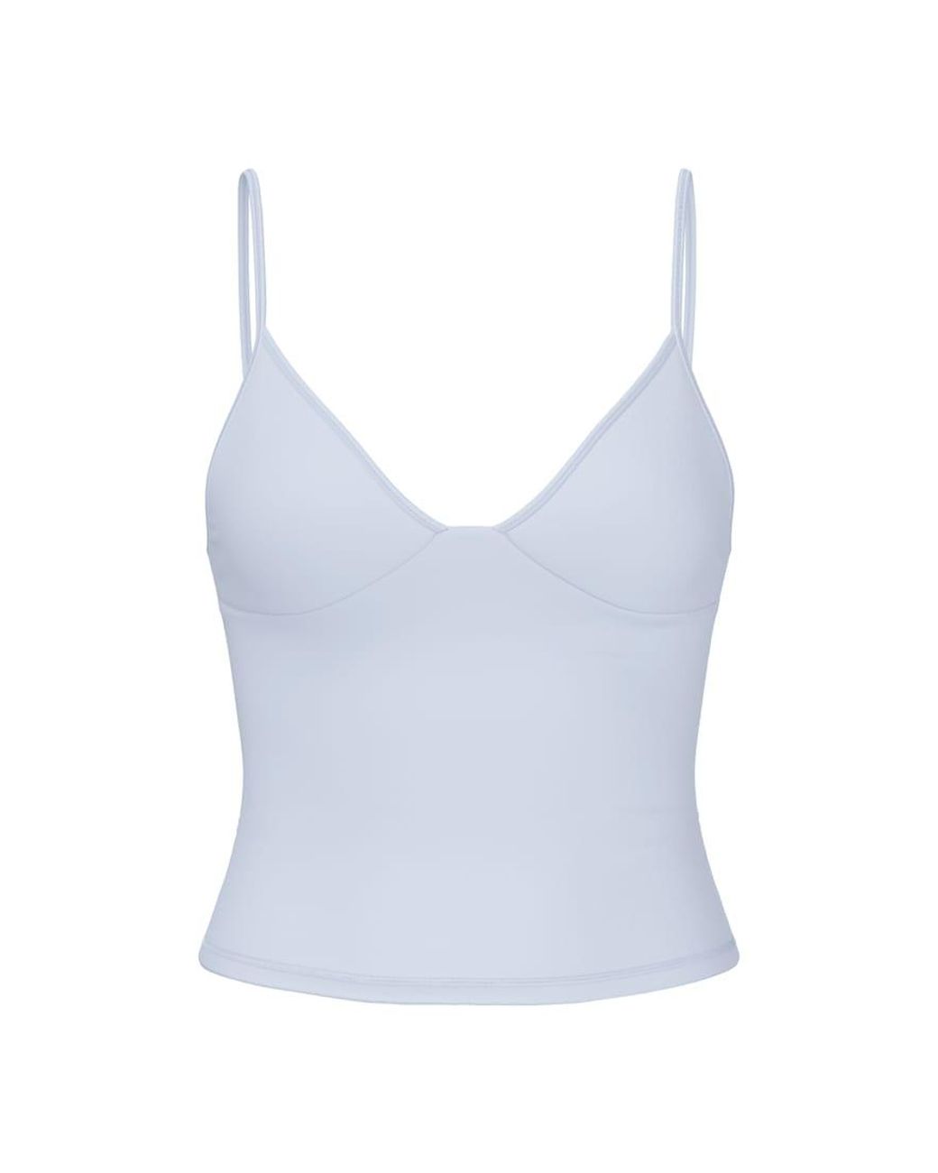 Garage White Active Plunge Cami Top