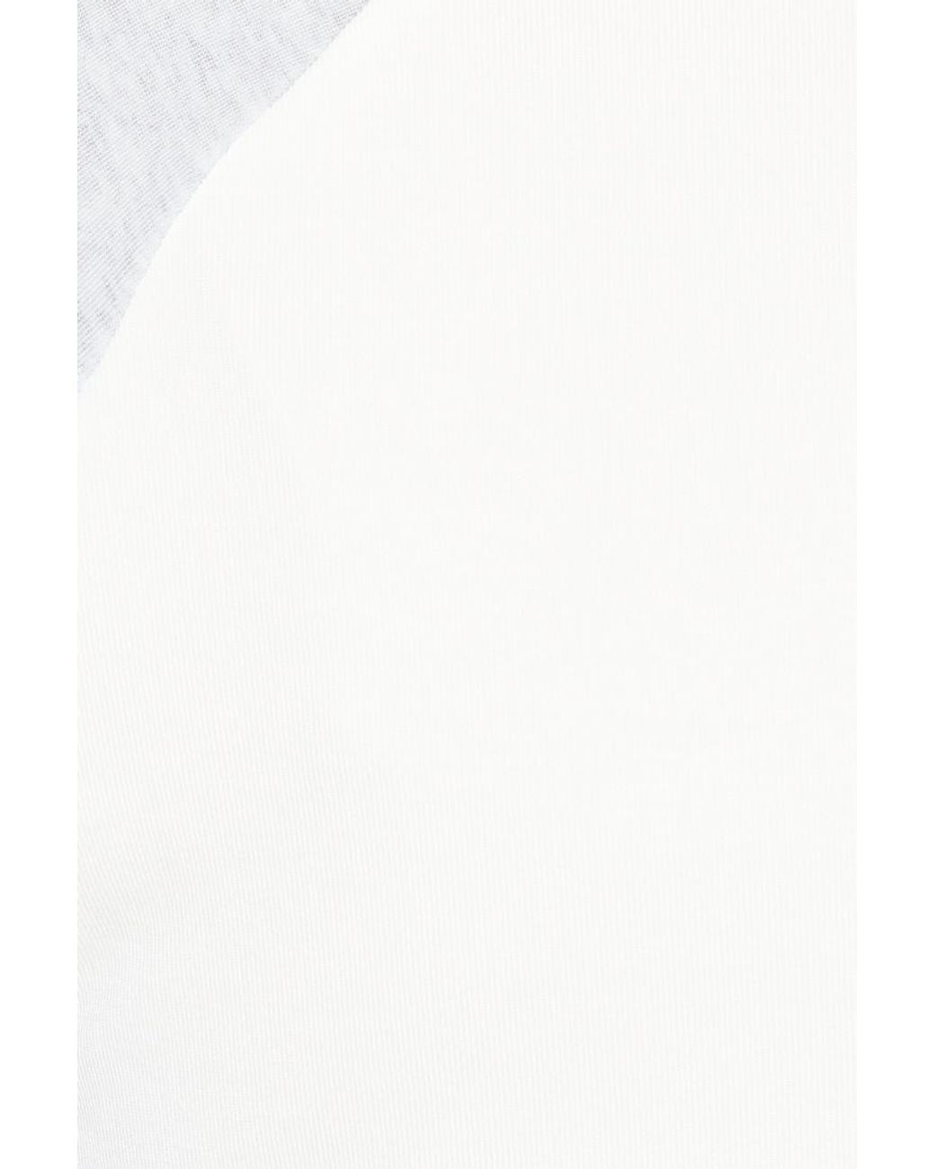 Garage Blue Raglan Baseball 3/4 Sleeve Top