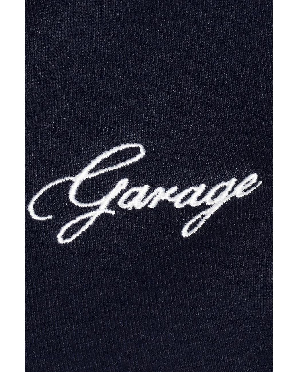 Garage Blue Ultrafleece Funnel Half Zip Sweatshirt
