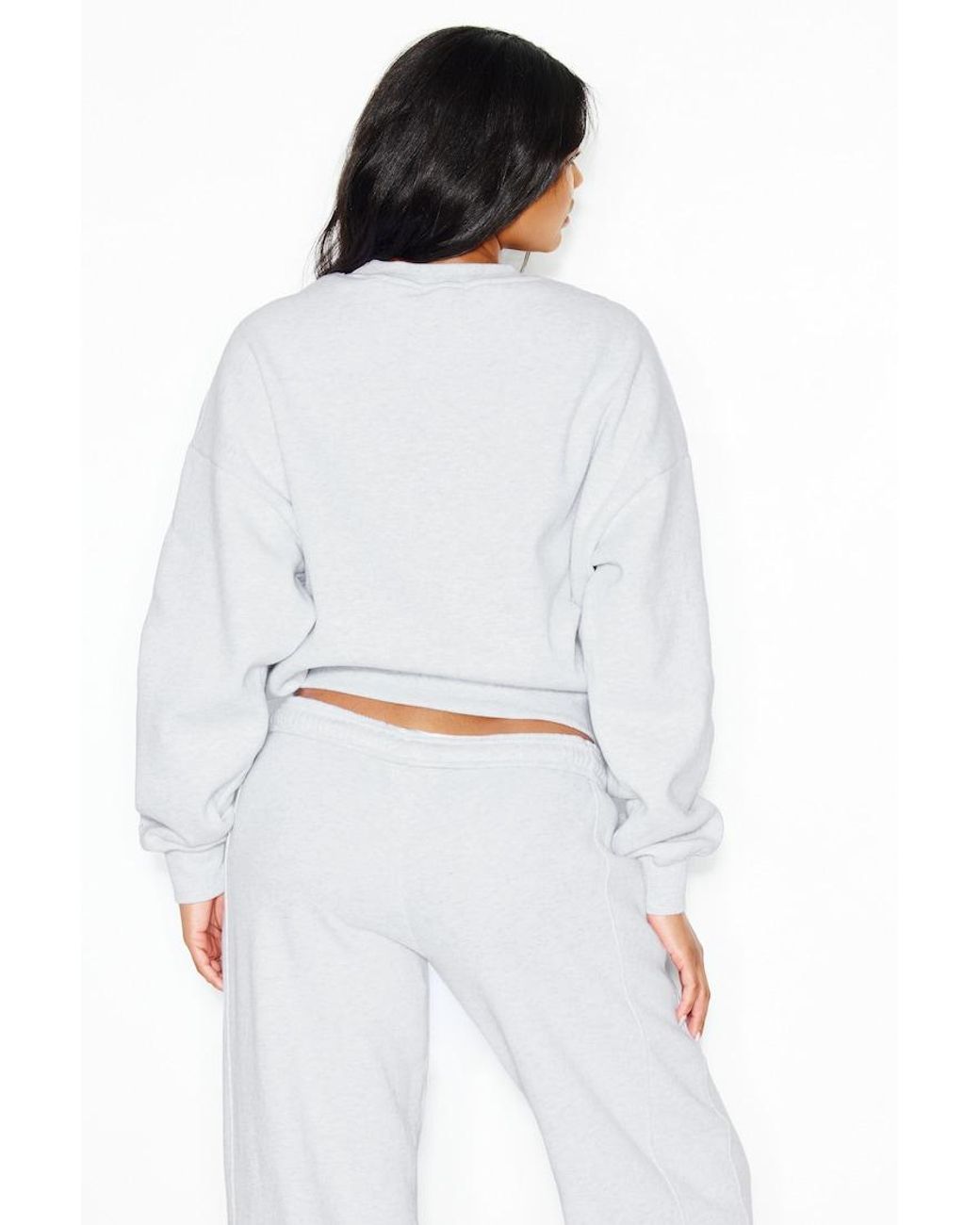 Garage White Ultrafleece Crewneck Sweatshirt