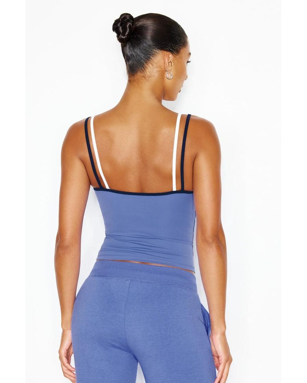 Garage Blue Sleek Double Layer Cami Top