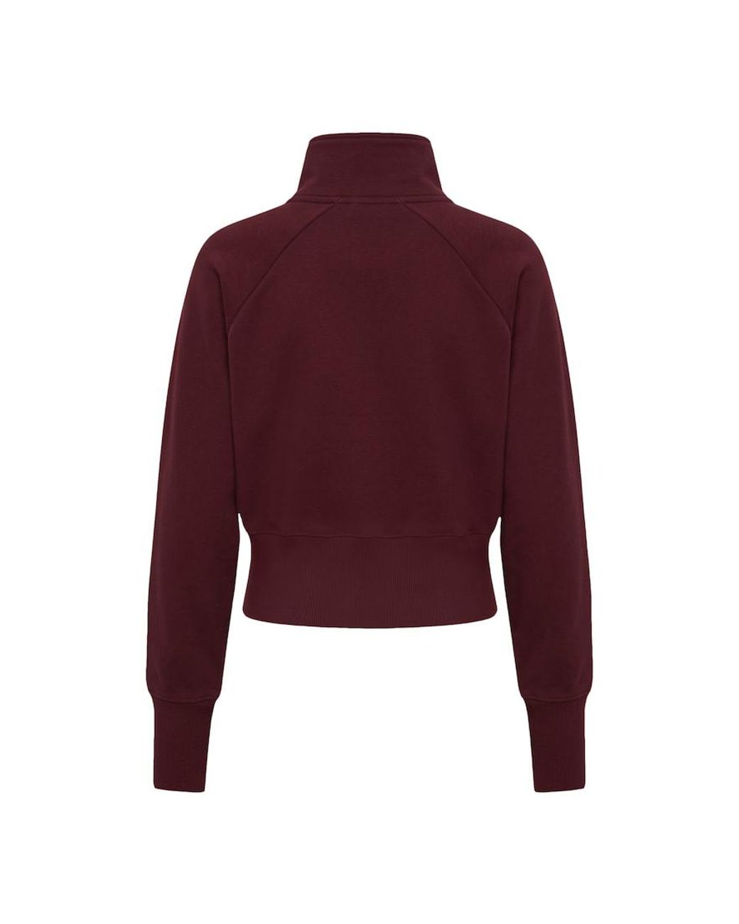 Garage Red Ultrafleece Funnel Half Zip Sweatshirt