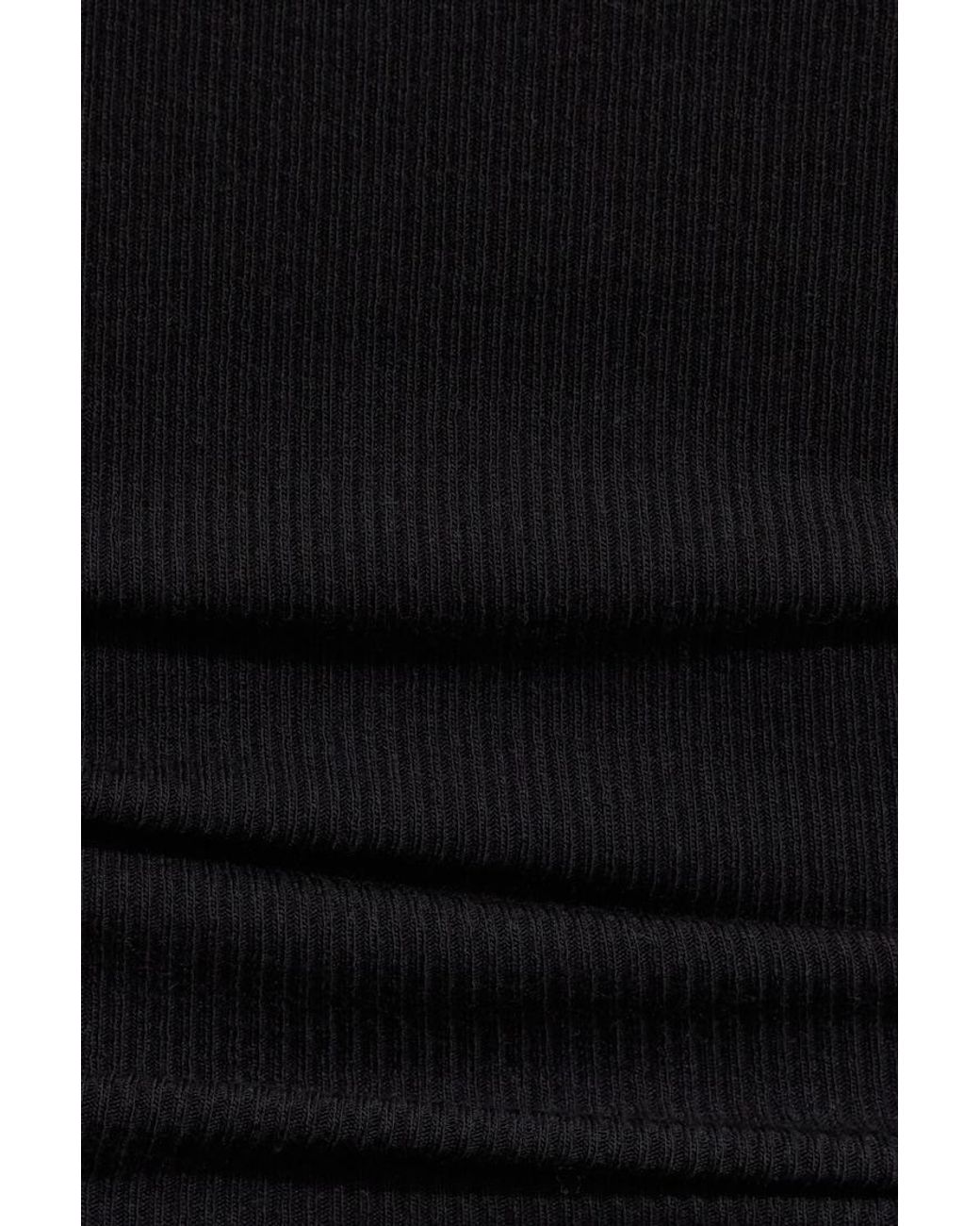Garage Black Snatchrib Crossover T-Shirt