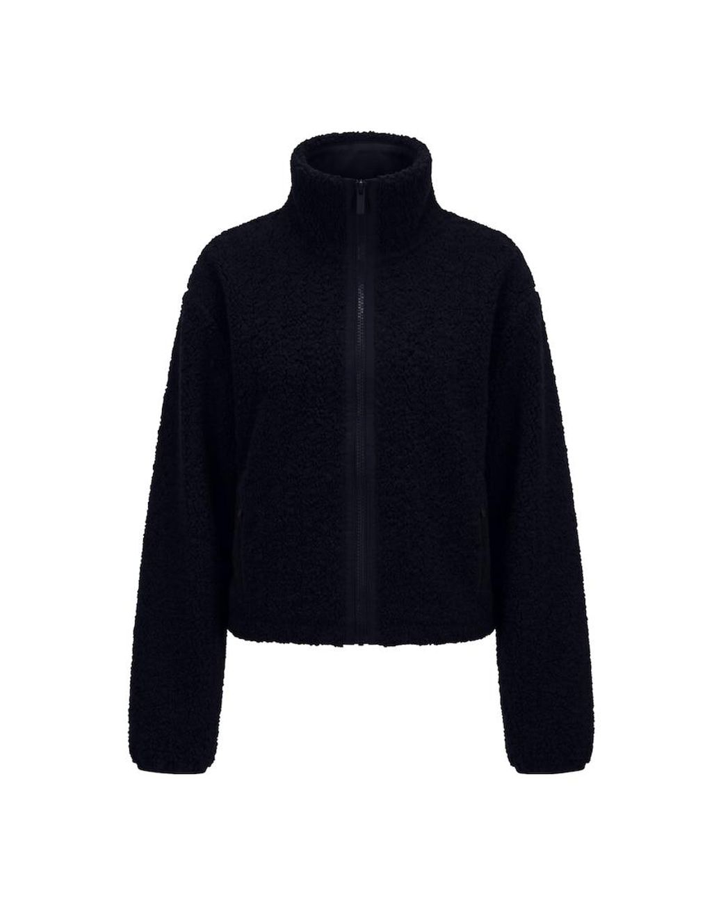Garage Blue Sherpa Full Zip Jacket