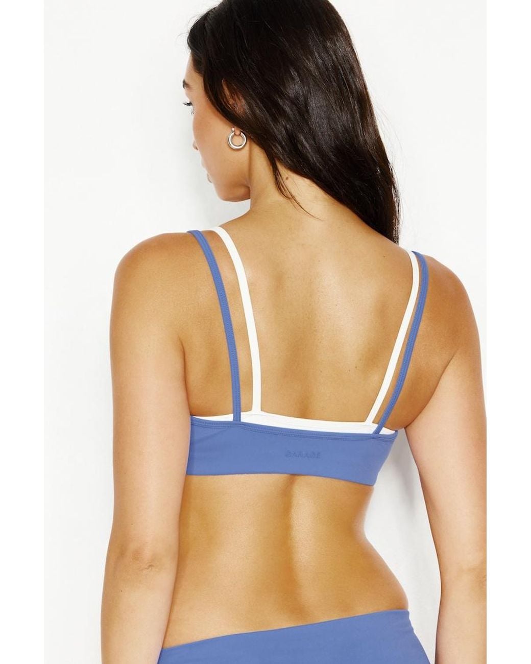 Garage Blue Active Double Layer Bra