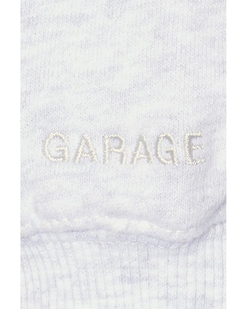 Garage White Softterry Off Shoulder Sweatshirt
