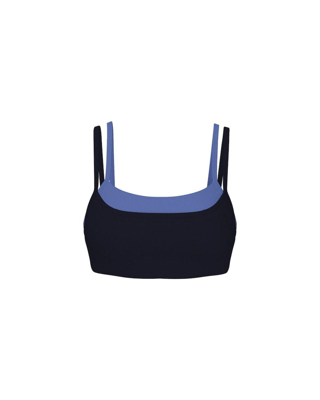 Garage Blue Active Double Layer Bra