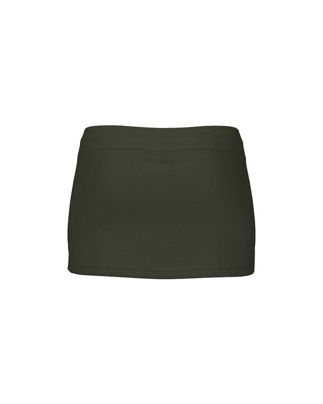 Garage Green Stretchterry Micro Skort