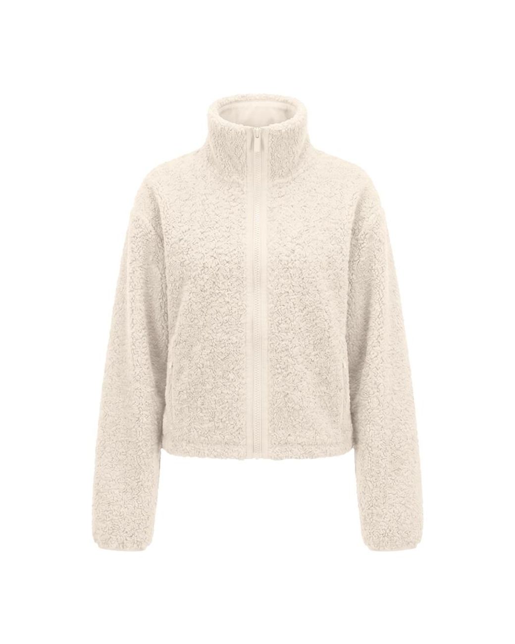 Garage Natural Sherpa Full Zip Jacket