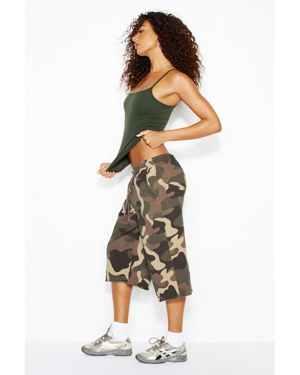 Garage Green Ultrafleece Jorts