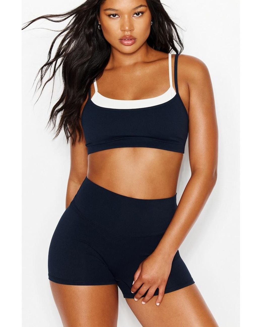 Garage Blue Active Booty Shorts
