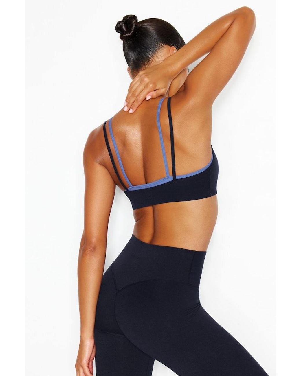 Garage Blue Active Double Layer Bra