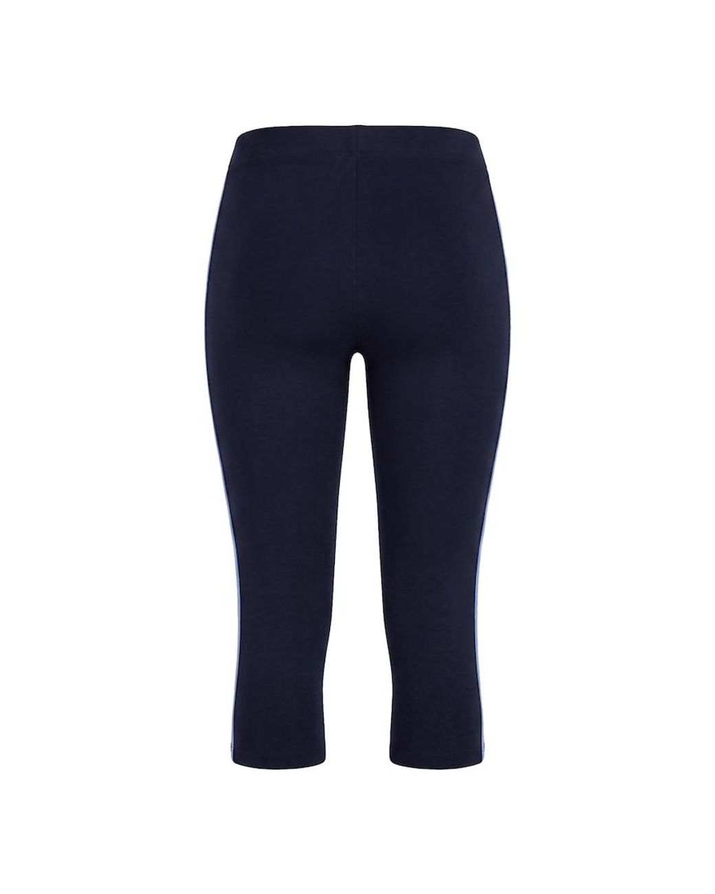 Garage Blue Stretchterry Capri Pants