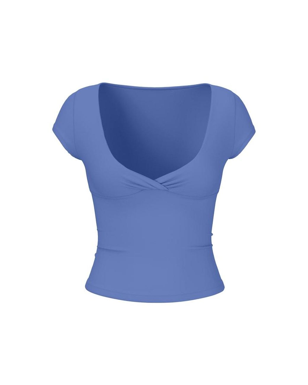 Garage Blue Sleek Crossover T-Shirt