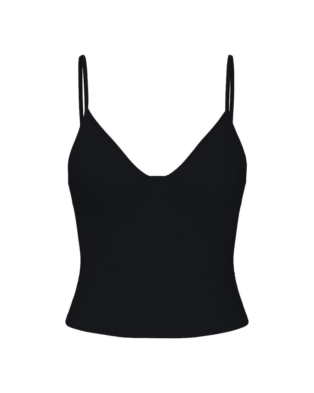 Garage Black Active Plunge Cami Top