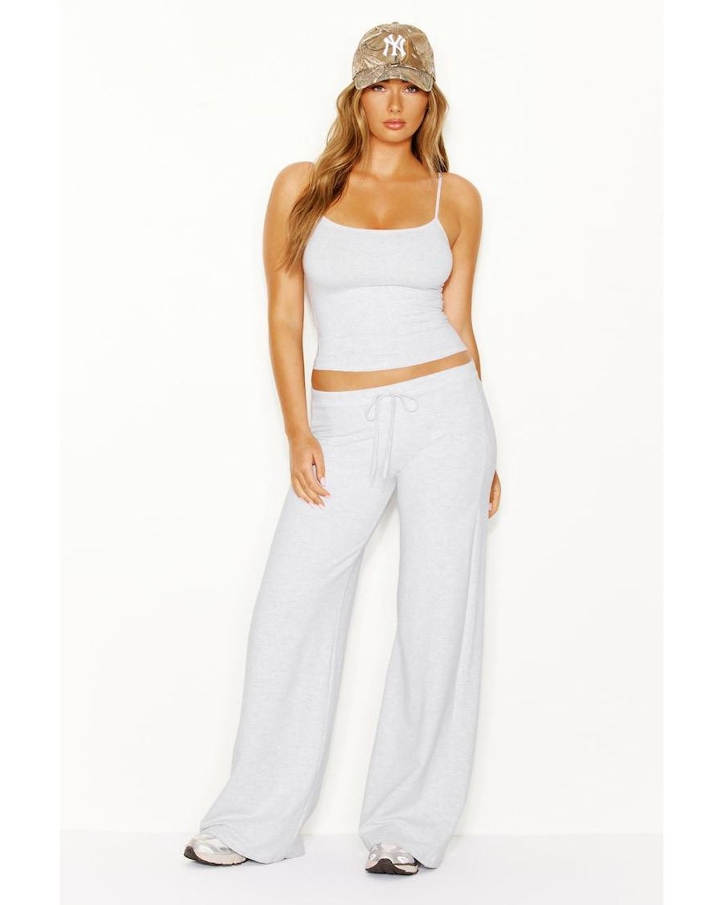 Garage White Cotton Sleek Scoop Cami Top