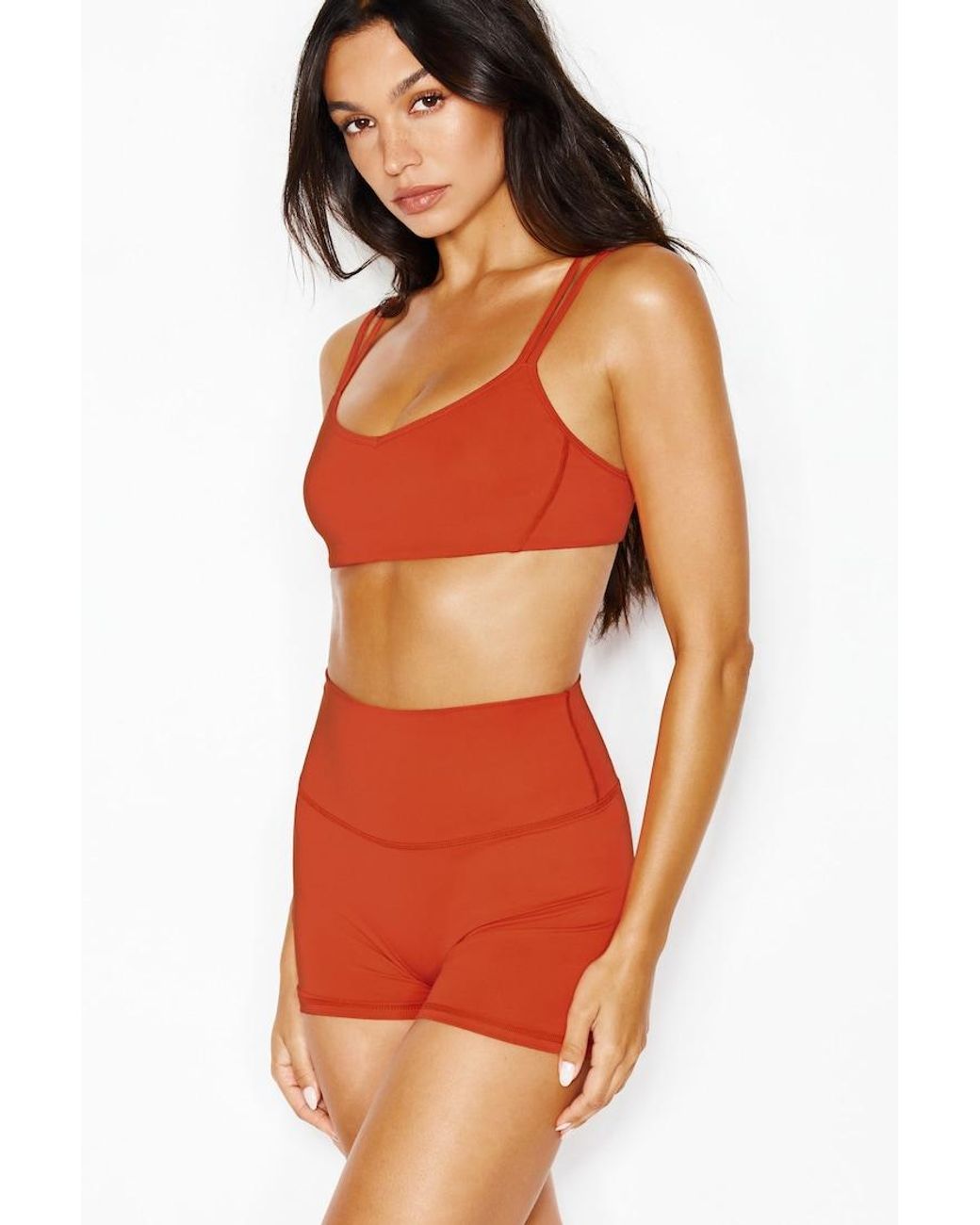 Garage Orange Active Booty Shorts