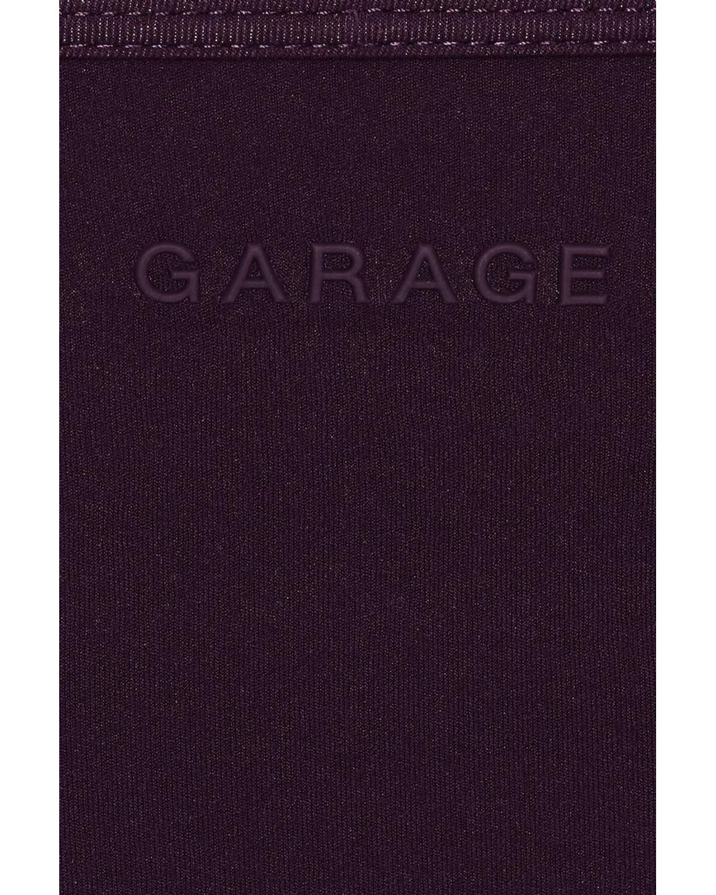 Garage Purple Active Plunge Cami Top