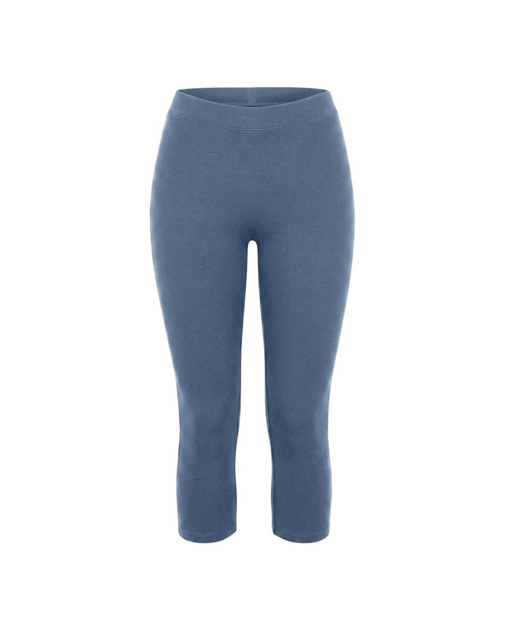 Garage Blue Stretchterry Capri Pants