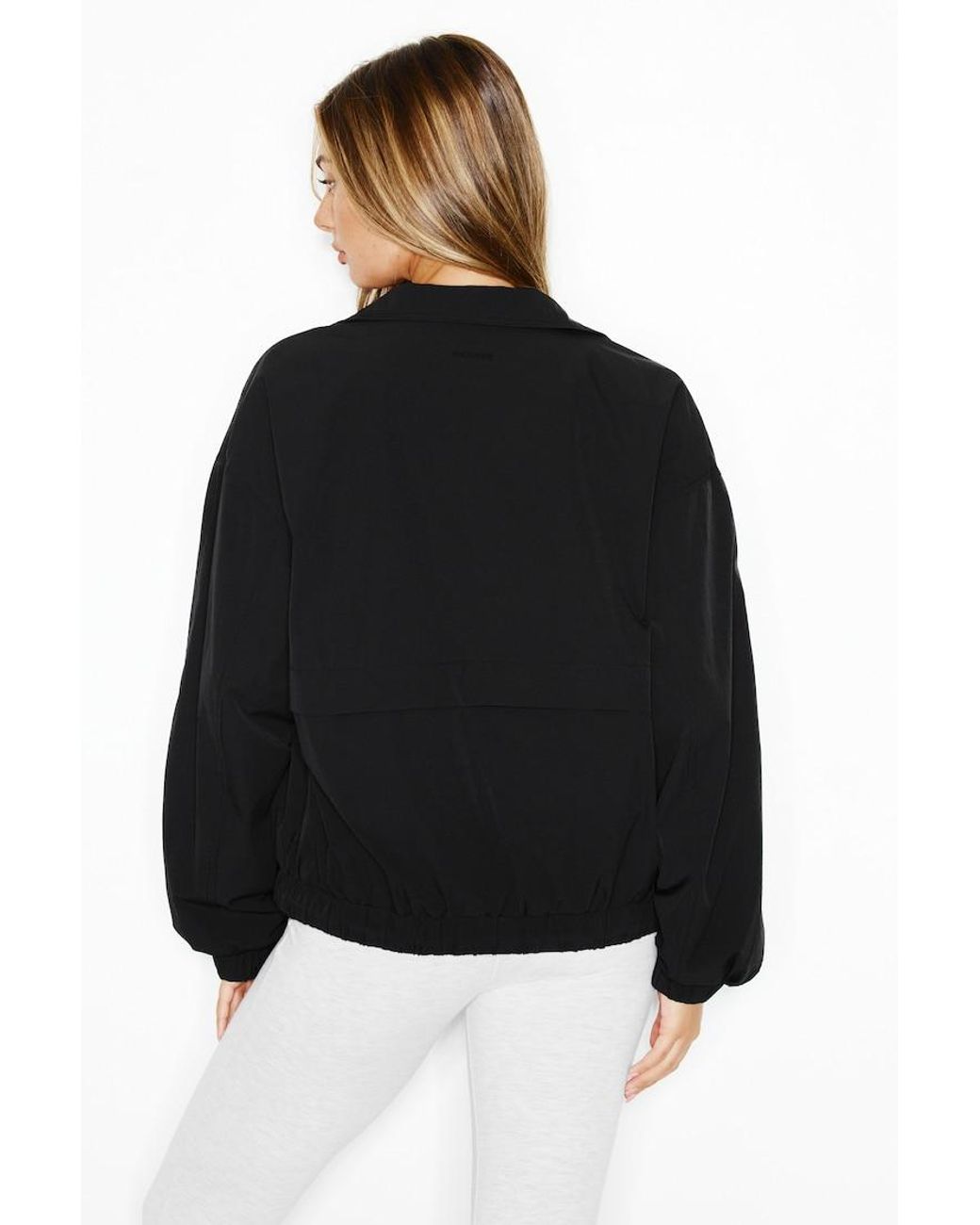 Garage Black Long Water Repellent Windbreaker