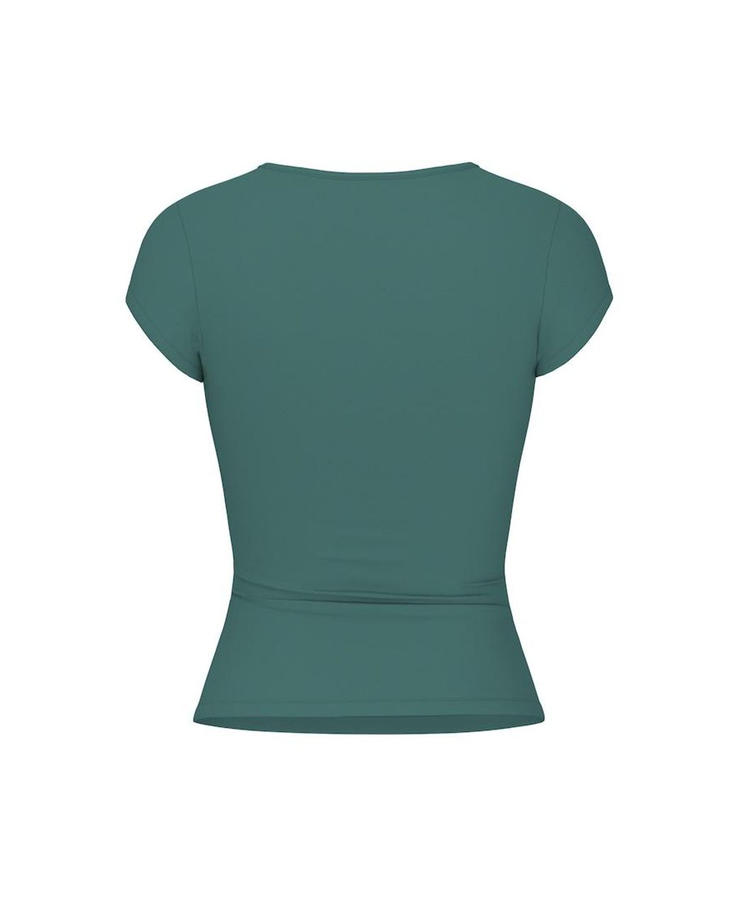 Garage Green Sleek Crewneck T-Shirt
