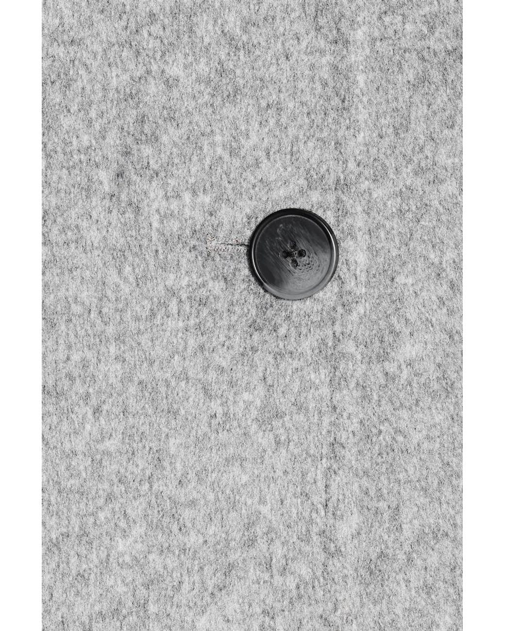 Garage Blue Long Wool Coat