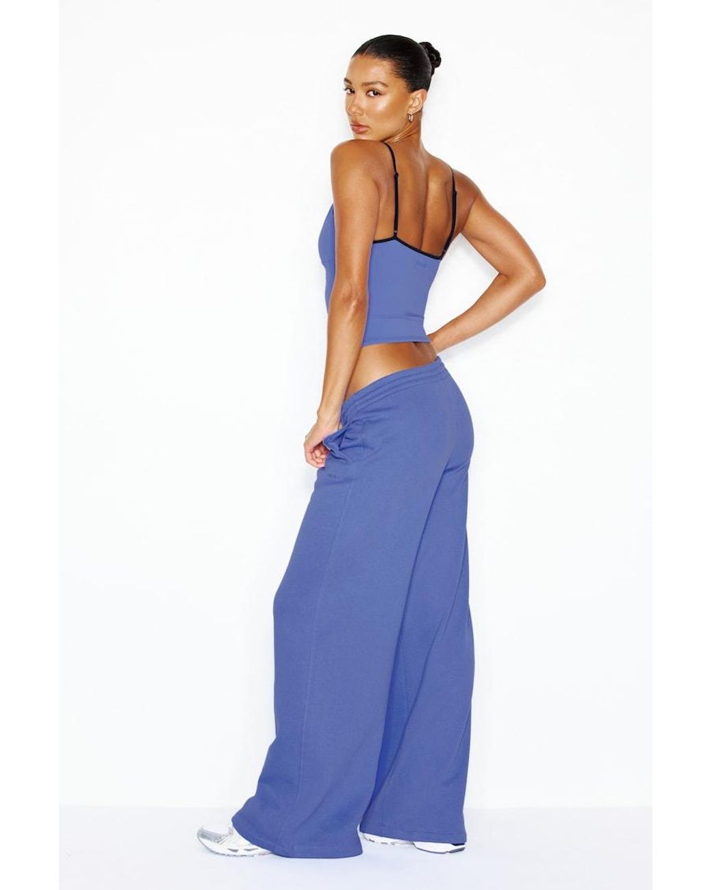 Garage Blue Ultrafleece Wide Leg Sweatpants