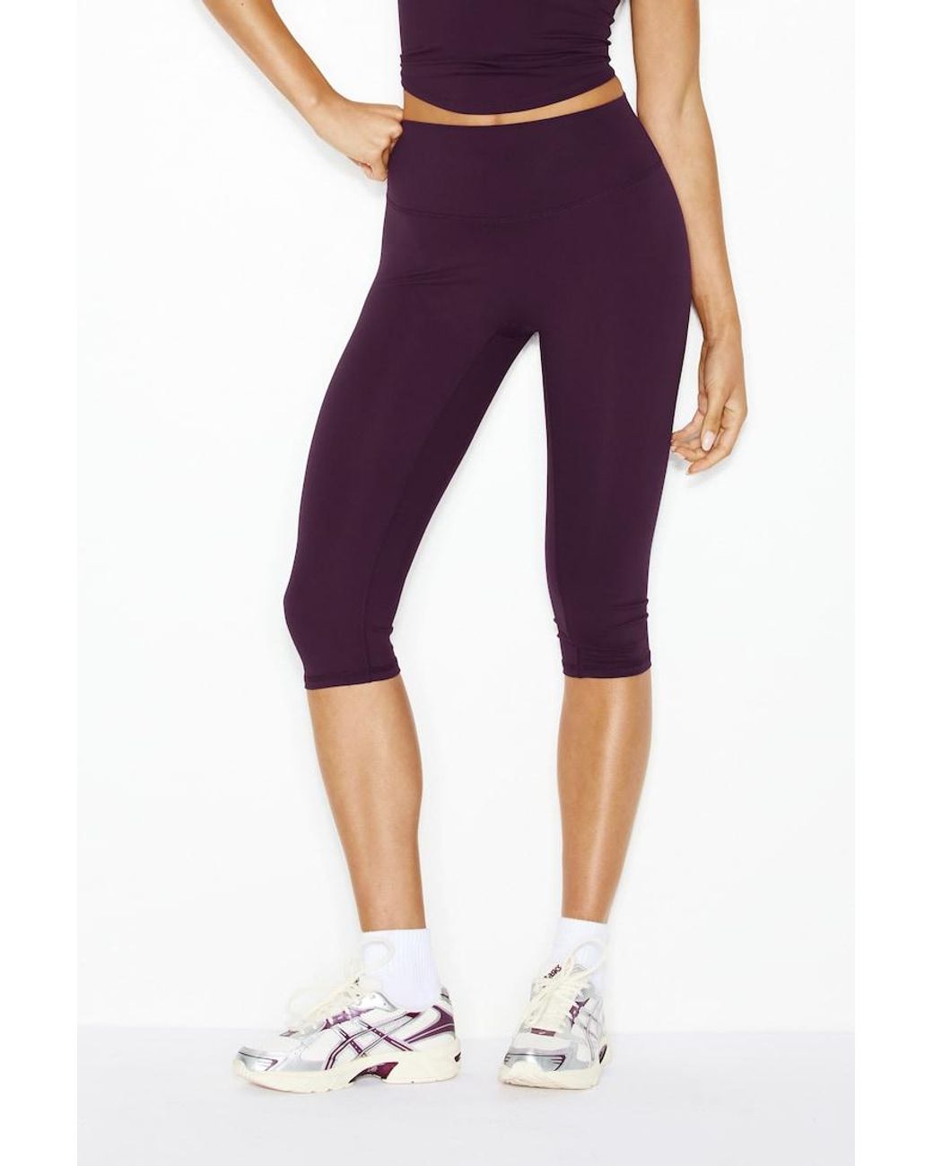 Garage Purple Perfect Peach Active Capris