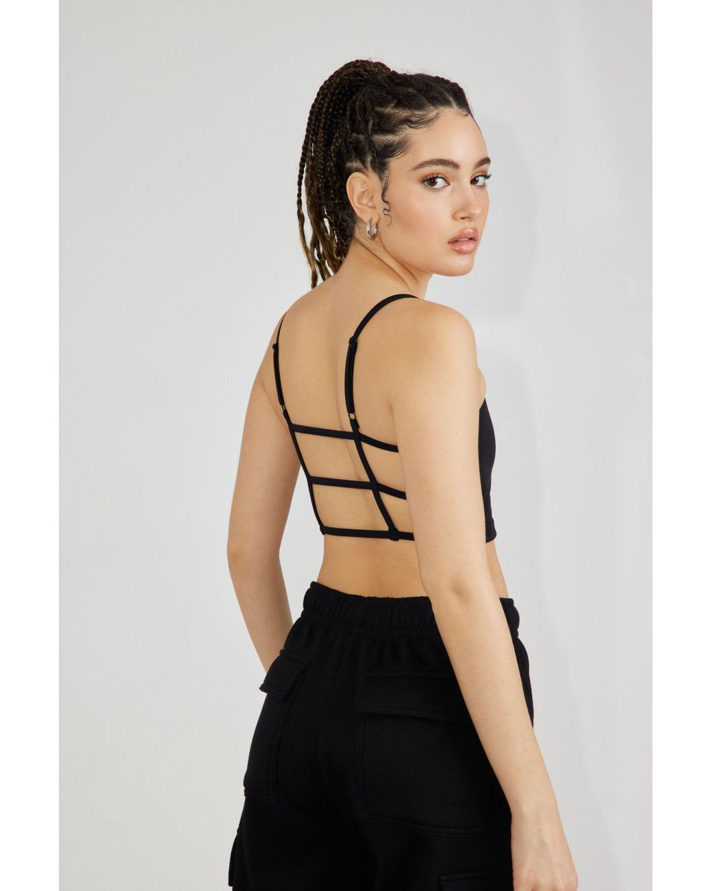 Strappy Open Back Cami Top