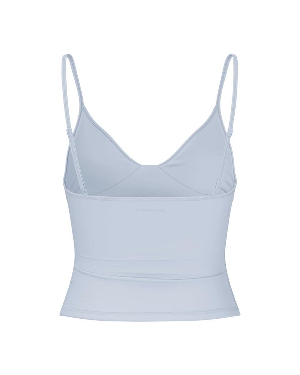 Garage White Active Plunge Cami Top