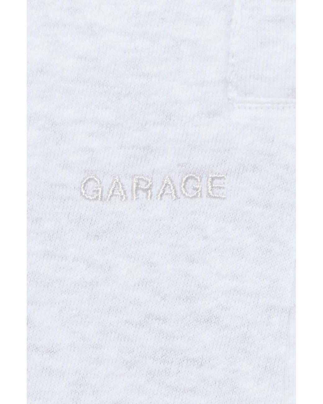 Garage White Ultrafleece Barrel Leg Sweatpants