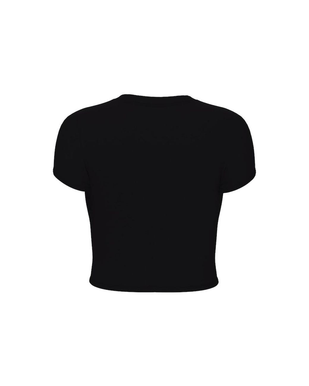 Garage Black Supersoft Cropped Crewneck T-Shirt