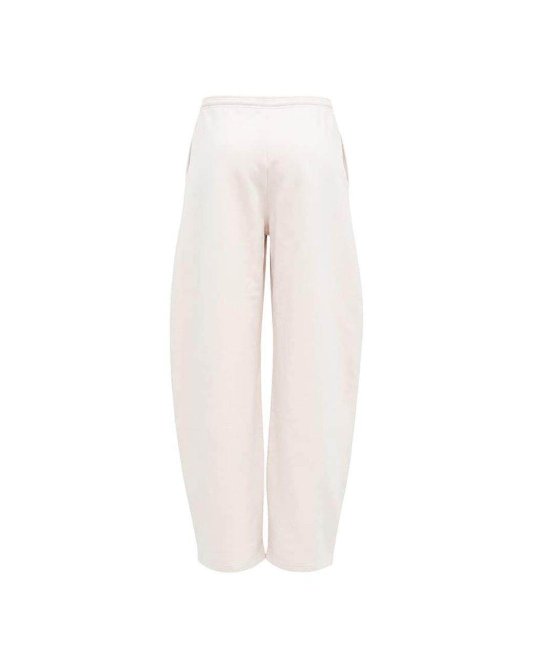 Garage White Ultrafleece Barrel Leg Sweatpants