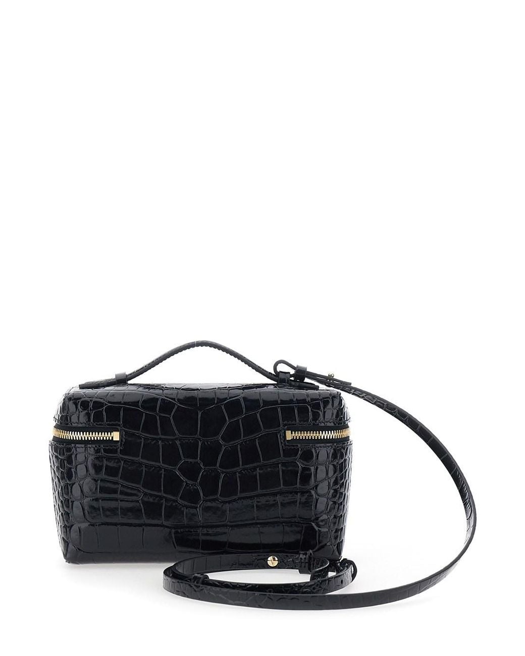 Victoria Beckham Black Crossbody Bag Patent Leather