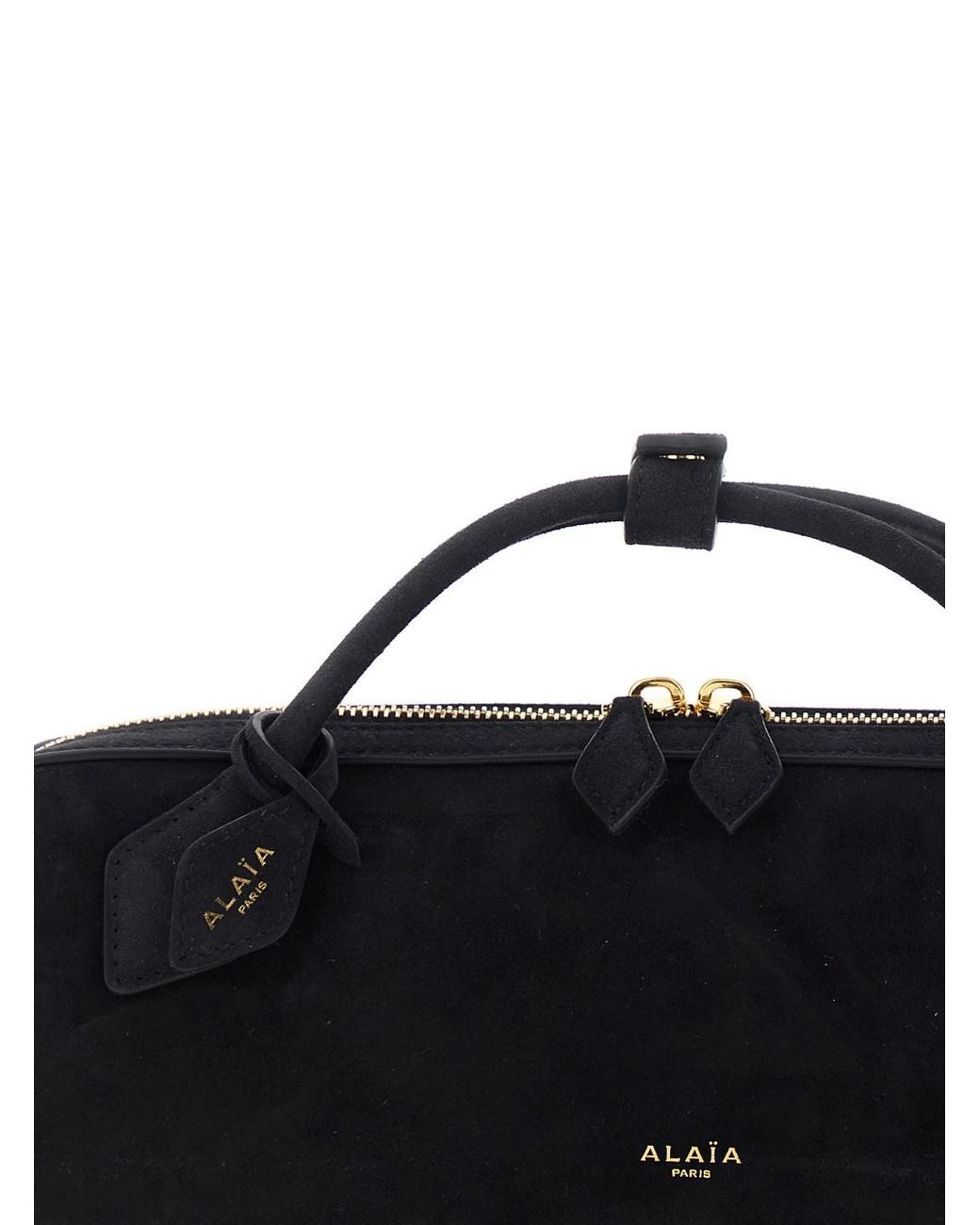 Alaïa Blue Clutch Teckel With Leather Details And Zip Closure, Unise