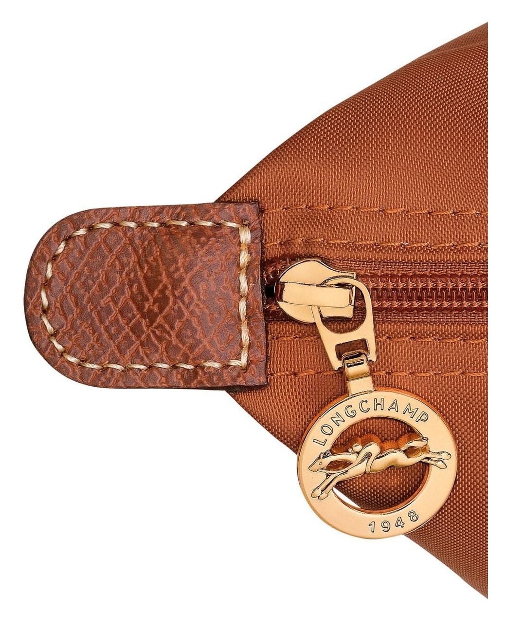 Longchamp Brown Le Pliage Original Recycled Canvas Tote Bag With Logo, 31 X 30 X 19 Cm