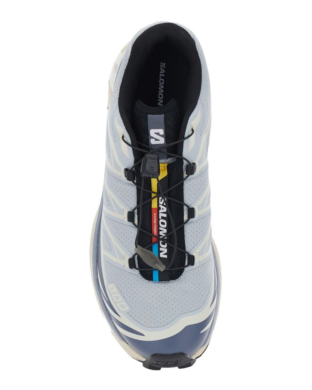 Salomon White 'Xt-6' Sneaker With Logo Applied On The Tongue And