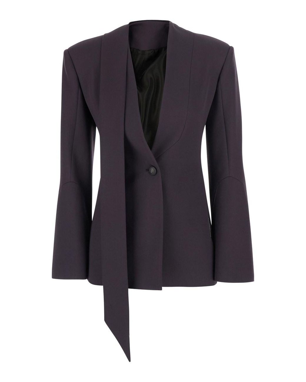 The Attico Blue Jacket Wool Blazers